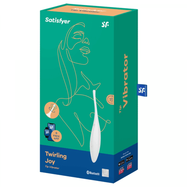 SATISFYER - TWIRLING JOY ESTIMULADOR CLITORIS BLANCO