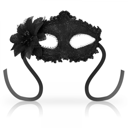 img_113914_9234dd27e0ede7429a307dc50f7c9e28_1.png OHMAMA - MASKS ANTIZAZ ESTILO VENECIANO FLOR LATERAL -  NEGRA
