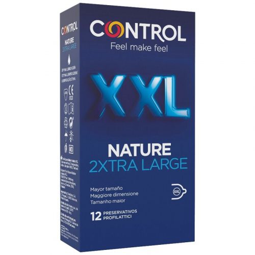 img_114055_ebbb4e86aadd97858a913bce513bdb55_1.jpg CONTROL - NATURE 2XTRA LARGE PRESERVATIVOS XXL - 12 UNDS