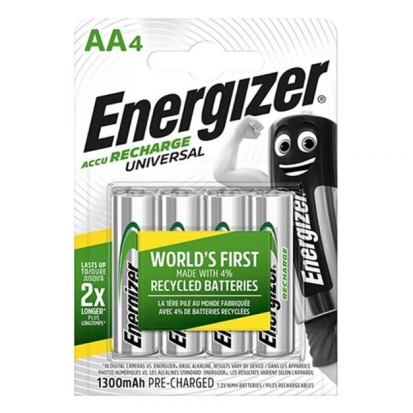 img_115557_477f1aaf570b17b1ce7d98921febac71_1.jpg ENERGIZER - UNIVERSAL PILA RECARGABLE HR6 AA 1300mAh BLISTER*4