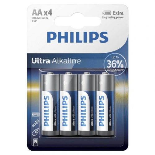 img_115561_4d3c8910c29b85b698535a1caac15cd2_1.jpg PHILIPS - ULTRA ALKALINE PILA AA LR6 BLISTER*4