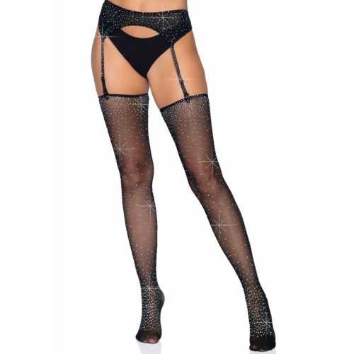 img_115842_b64b40303fb950f50323d73a19100743_1.jpg LEG AVENUE - MEDIAS BRILLANTES CON LIGUERO TALLA ÚNICA