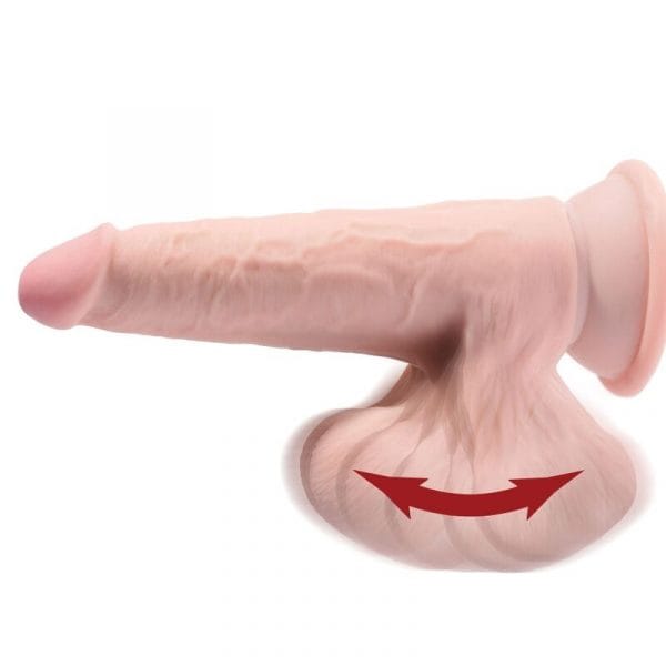 img_116363_a6c5c39ccbada3a5863363d1d54da90e_1.jpg KING COCK - PLUS 3D DILDO SWINGING BALLS 24.5 CM NATURAL