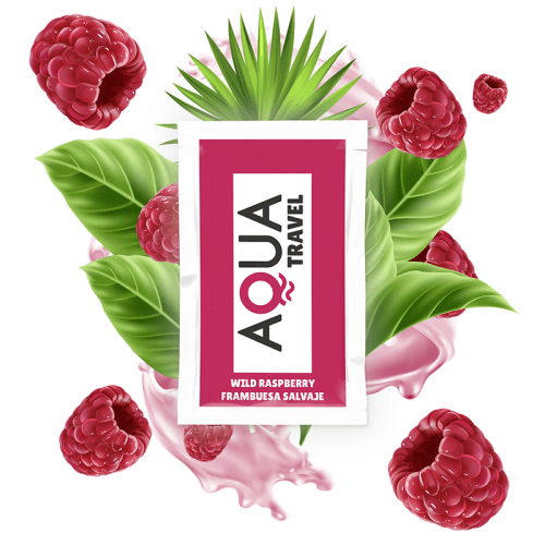 img_116792_2f33f01c605ae015f7151a781c58d700_1.png AQUA TRAVEL - LUBRICANTE BASE AGUA SABOR FRAMBUESA SALVAJE 6 ML