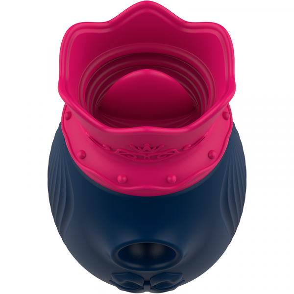 INTENSE - CLITORIS STIMULATOR 10 SUCTION AND LICKING MODES - BLUE