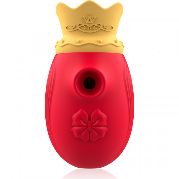 INTENSE - CLITORIS STIMULATOR 10 SUCTION AND LICKING MODES - RED