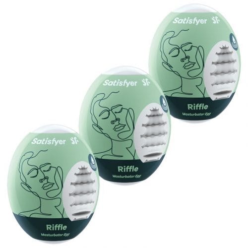 img_119776_0b99967a82f89311b3e217502c889690_1.jpg SATISFYER - 3 HUEVOS MASTURBADORES RIFFLE