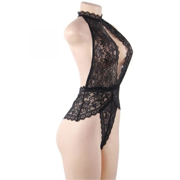 SUBBLIME - TEDDY ENCAJE ESCOTE PROFUNDO S/M