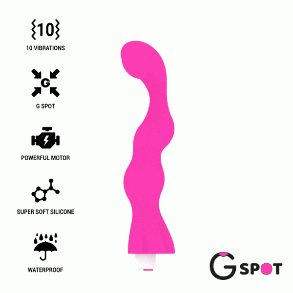 img_122198_04ac2e56f7b2c78dab0d372007756267_1.gif G-SPOT - GEORGE VIBRADOR PUNTO G ROSA CHICLE