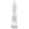 SATISFYER DOUBLE FLEX VIBRADOR APP - BLANCO