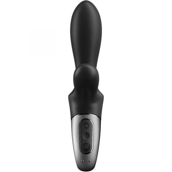 SATISFYER - HEAT CLIMAX+ VIBRADOR ANAL APP NEGRO