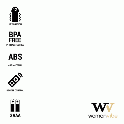 img_124548_8dd35c5385956c165b0780e77056afb7_1.gif WOMANVIBE - ALSAN HUEVO CONTROL REMOTO NEGRO SILICONA NEGRO