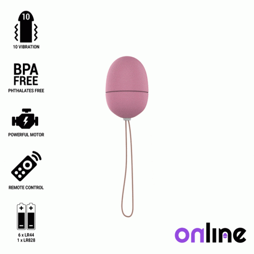 img_124791_74e4b7b484c26a40263922b53f80d5a5_1.gif ONLINE - HUEVO VIBRADOR CONTROL REMOTO S ROSA
