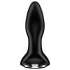 SATISFYER - ROTATOR PLUG 2+ PLUG VIBRADOR APP NEGRO