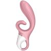 SATISFYER - HUG ME VIBRADOR RABBIT APP AZUL