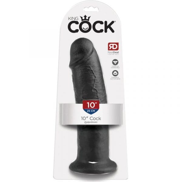 img_126387_e6f2e4de535b11f39f08e4ea85aaff0a_1.jpg KING COCK - 10 DILDO BLACK 25 CM