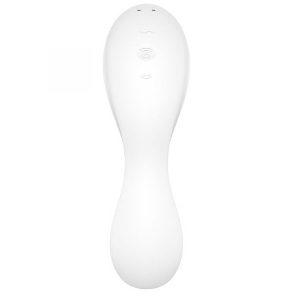 SATISFYER CURVY TRINITY 5 ESTIMULADOR Y VIBRADOR APP - AZUL