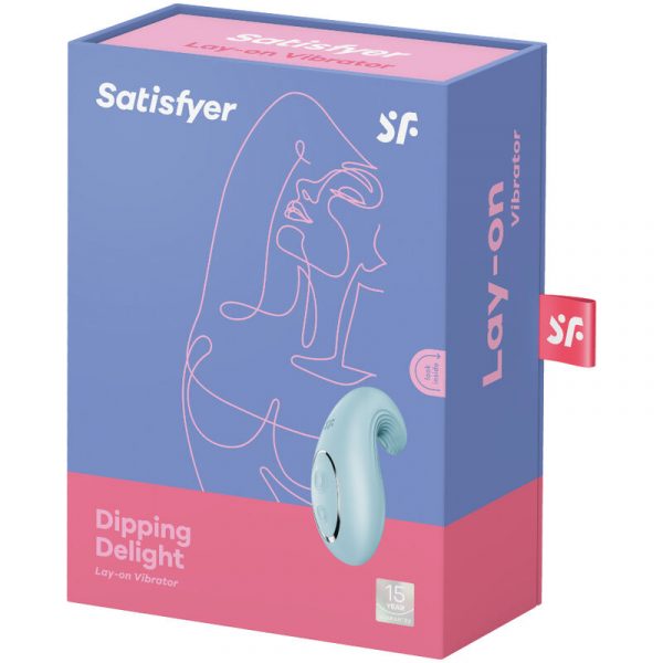 img_129455_b3c76343c708175987021bb16f19fd84_1.jpg SATISFYER - DIPPING DELIGHT VIBRADOR LAY-ON AZUL