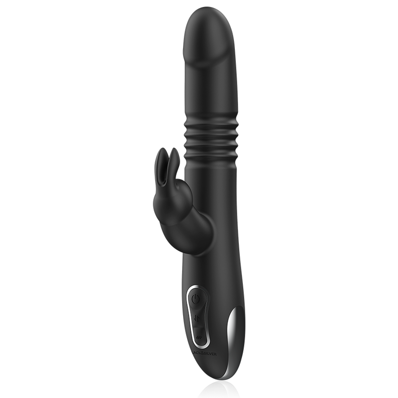 BLACKSILVER - KENJI VIBRADOR RABBIT UP  DOWN COMPATIBLE CON WATCHME