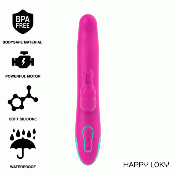 img_129653_e735acc7dc39d10dbda26dbf306e9dd9_1.gif HAPPY LOKY - PLUTO RABBIT VIBRATOR ROTATOR COMPATIBLE CON WATCHME WIRELESS TECHNOLOGY