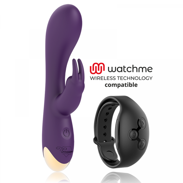 img_129756_557bd00f426664f012aca19d5a813068_1.png TREASURE - LAURENCE RABBIT VIBRADOR COMPATIBLE CON LA TECNOLOGÍA WATCHME WIRELESS