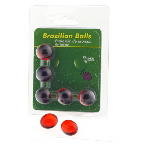 img_130644_1f25fc46e2a33047b2b212d1def70e7e_1.jpg TALOKA - BRAZILIAN BALLS GEL ÍNTIMO FRESA 5 BOLAS