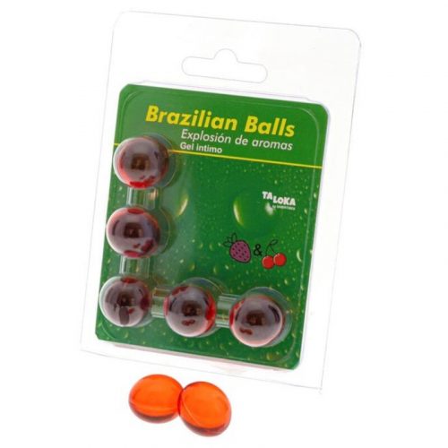 img_130647_5c47addecebeef7b88c9557676a6a86a_1.jpg TALOKA - BRAZILIAN BALLS GEL ÍNTIMO FRESA  CEREZA 5 BOLAS