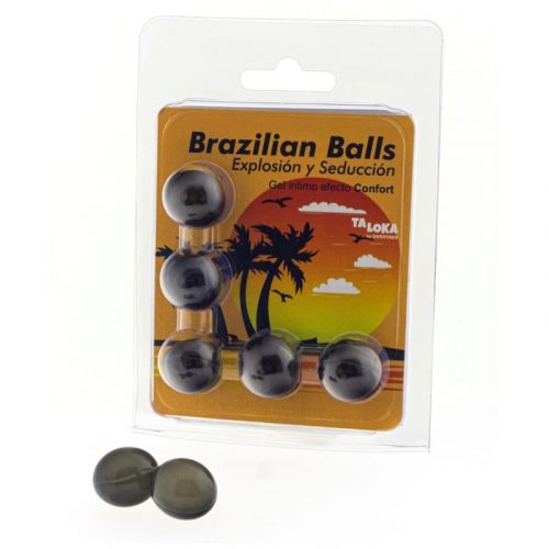 img_130657_2b6cd405b9be385230d101d9f6a2bf1b_1.jpg TALOKA - BRAZILIAN BALLS GEL EXCITANTE EFECTO CONFORT 5 BOLAS