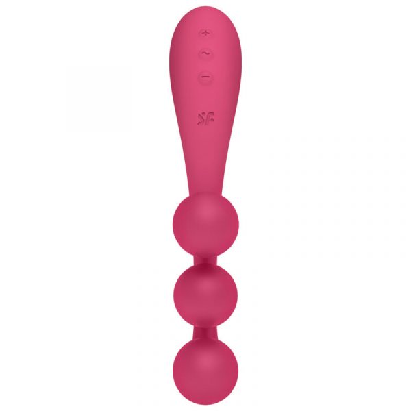 SATISFYER - TRI BALL 1 MULTI VIBRADOR ROJO