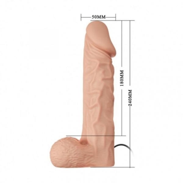 BAILE - ULTRA PASSIONATE HARNESS 24 CM NATURAL