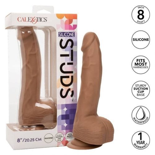img_134022_a877195d572d7819c1d306006936ef92_1.jpg CALEXOTICS - SILICONE STUDS 20.32 CM BROWN
