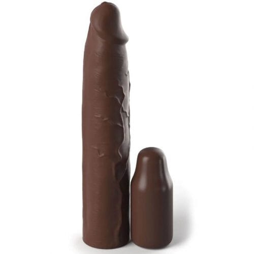 img_134613_89c777f36ccf86520eebbf7eb7f8ab80_1.jpg FANTASY X- TENSIONS - PIPEDREAMS SLEEVE 22,86 CM + 7,62 CM PLUG BROWN