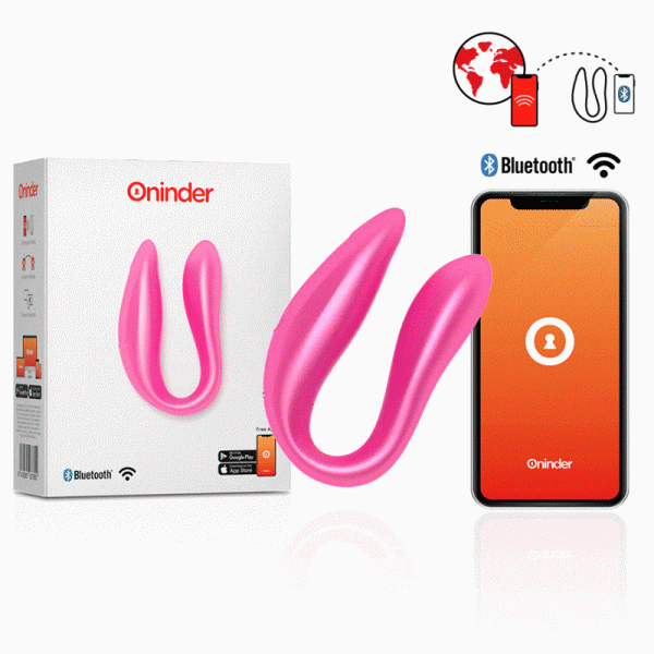 ONINDER - LISBOA ESTIMULADOR PUNTO G  CLÍTORIS ROSA - APP GRATUITA ROSA