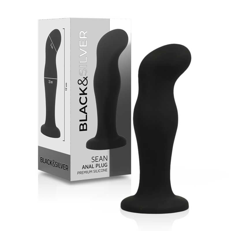 BLACKSILVER - SEAN PLUG ANAL SILICONA PREMIUM NEGRO