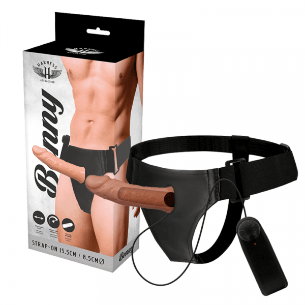 img_140251_27a74599cf45ed6d35a41f23c1021e28_1.png HARNESS ATTRACTION - ARNÉS HUECO BENNY CON VIBRADOR 15 CM -O- 4.5 CM