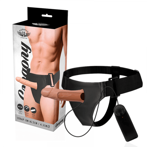 img_140253_e5bc63cc8c1badd2c6bf9bb120544194_1.png HARNESS ATTRACTION - ARNÉS  HUECO GREGORY CON VIBRADOR 16.5 CM -O- 4.3 CM