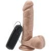 GET REAL - DILDO 18 CM CON TESTÍCULOS VIBRADOR NATURAL
