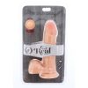 GET REAL - DUAL DENSITY DILDO 18 CM CON TESTÍCULOS NATURAL