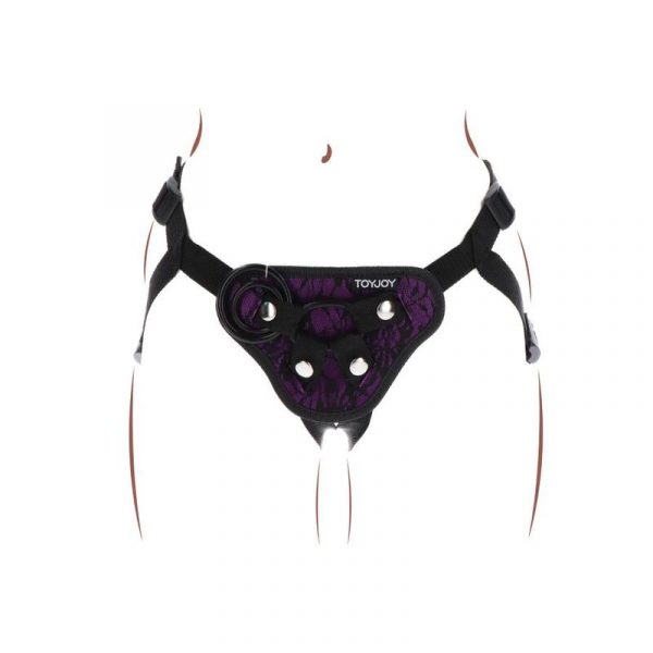 img_140806_f40f5bee109abb4f2ab03eff6be426e5_1.jpg GET REAL - STRAP-ON LACE HARNÉS MORADO