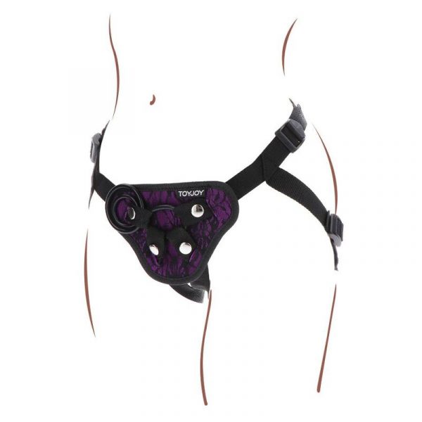img_140807_ff0a25bd023646d329252cba885bcdac_1.jpg GET REAL - STRAP-ON LACE HARNÉS MORADO