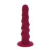 GET REAL - RIBBED DONG 12 CM ROJO