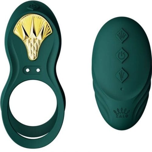 img_141160_40300a4115a0ddd2dab2ce8b08a9b0c8_1.jpg ZALO - BAYEK ANILLO VIBRADOR CONTROL REMOTO PAREJAS VERDE