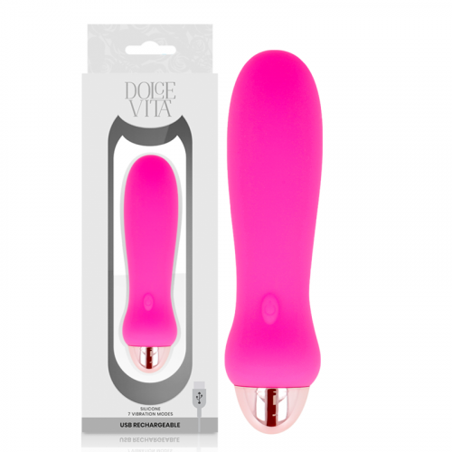 img_141852_a13f28c6b008d6b042d3e5177aa8ee95_1.png DOLCE VITA - VIBRADOR RECARGABLE FIVE ROSA 7 VELOCIDADES