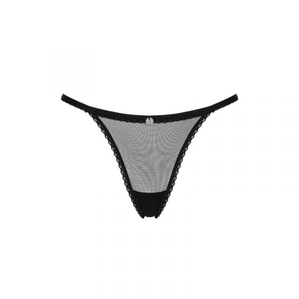 OBSESSIVE - CELIA NOIR TANGA M/L