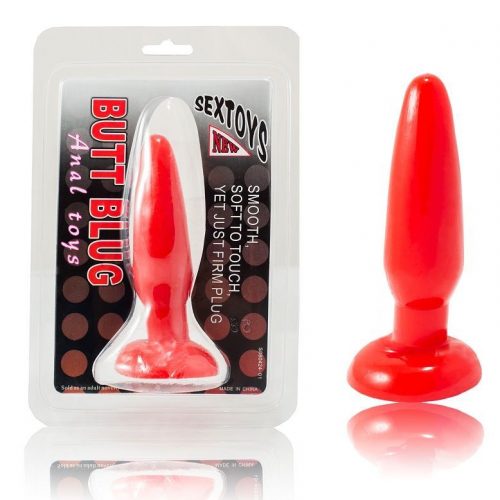 img_14218_fd433113efe7d7a561314e529880ad7e_1.jpg BAILE - PLUG ANAL PEQUEÑO ROJO 15 CM