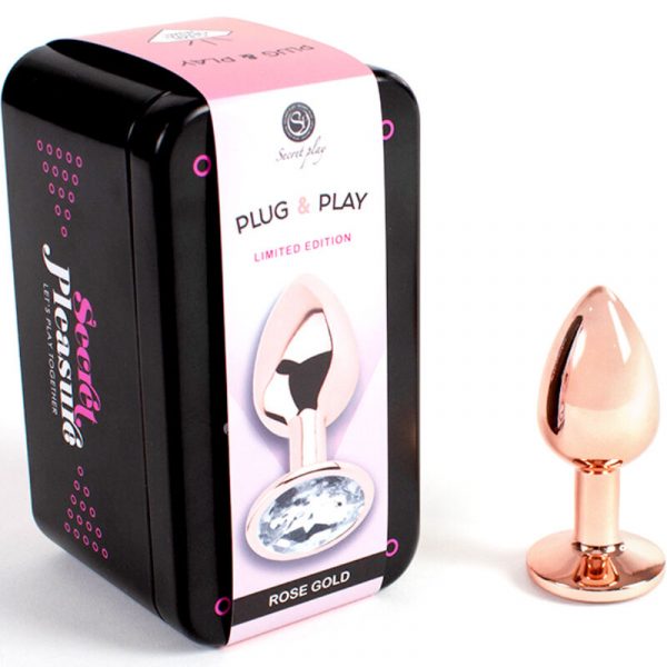 img_142767_d67515f75fa1af90fe454424bb9a1269_1.jpg SECRETPLAY - METAL BUTT PLUG ORO ROSA TALLA S 7 CM
