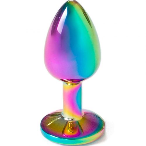 img_142772_841da54857496f0ba92f8086532b7b14_1.jpg SECRETPLAY - METAL BUTT PLUG MULTICOLOR TALLA S 7 CM