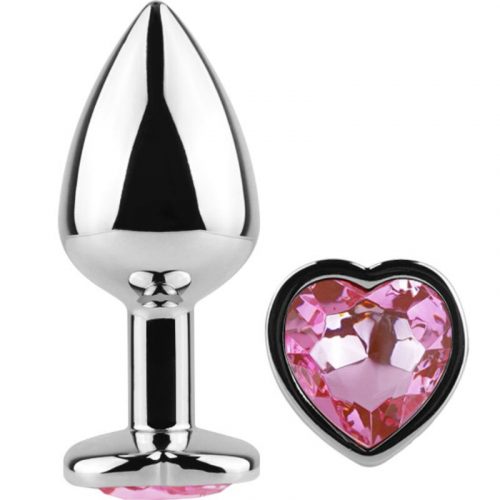 img_142797_bdf914529fa65cf47e91cf3653a8c3a2_1.jpg SECRETPLAY - METAL BUTT PLUG CORAZÓN FUCSIA TALLA S 7 CM