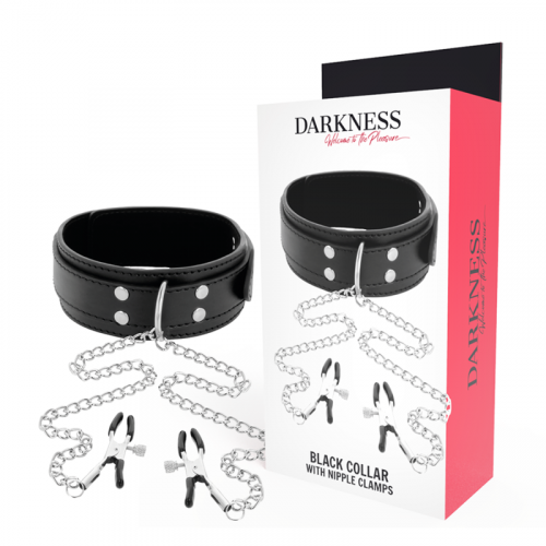 img_142860_d2596252ecf6e4e8388df8d9f099dcb2_1.png DARKNESS - COLLAR CON PINZAS PARA PEZONES NEGRO