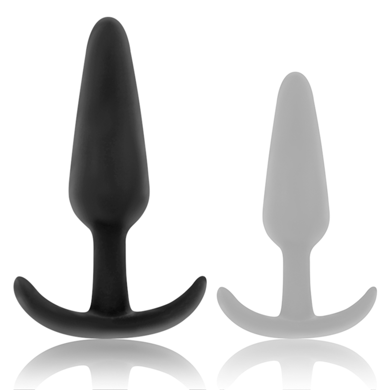 BLACKSILVER - KAEL SILICONE ANAL PLUG WITH MEDIUM HANDLE